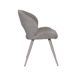 pro_107681_img_8942314 LABEL51 Eetkamerstoel Sakura - Mushroom - Royal Boucle - Taupe Metalen Frame