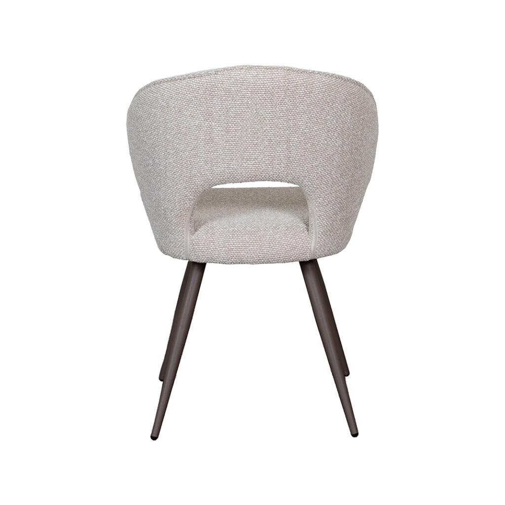 pro_107683_img_8942256 LABEL51 Eetkamerstoel Sakura - Naturel - Royal Boucle - Brons Metalen Frame