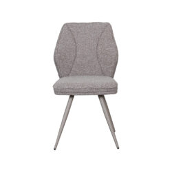 LABEL51 Eetkamerstoel Silvain - Mushroom - Royal Boucle - Taupe Metalen Frame