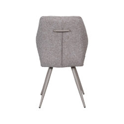 LABEL51 Eetkamerstoel Silvain - Mushroom - Royal Boucle - Taupe Metalen Frame