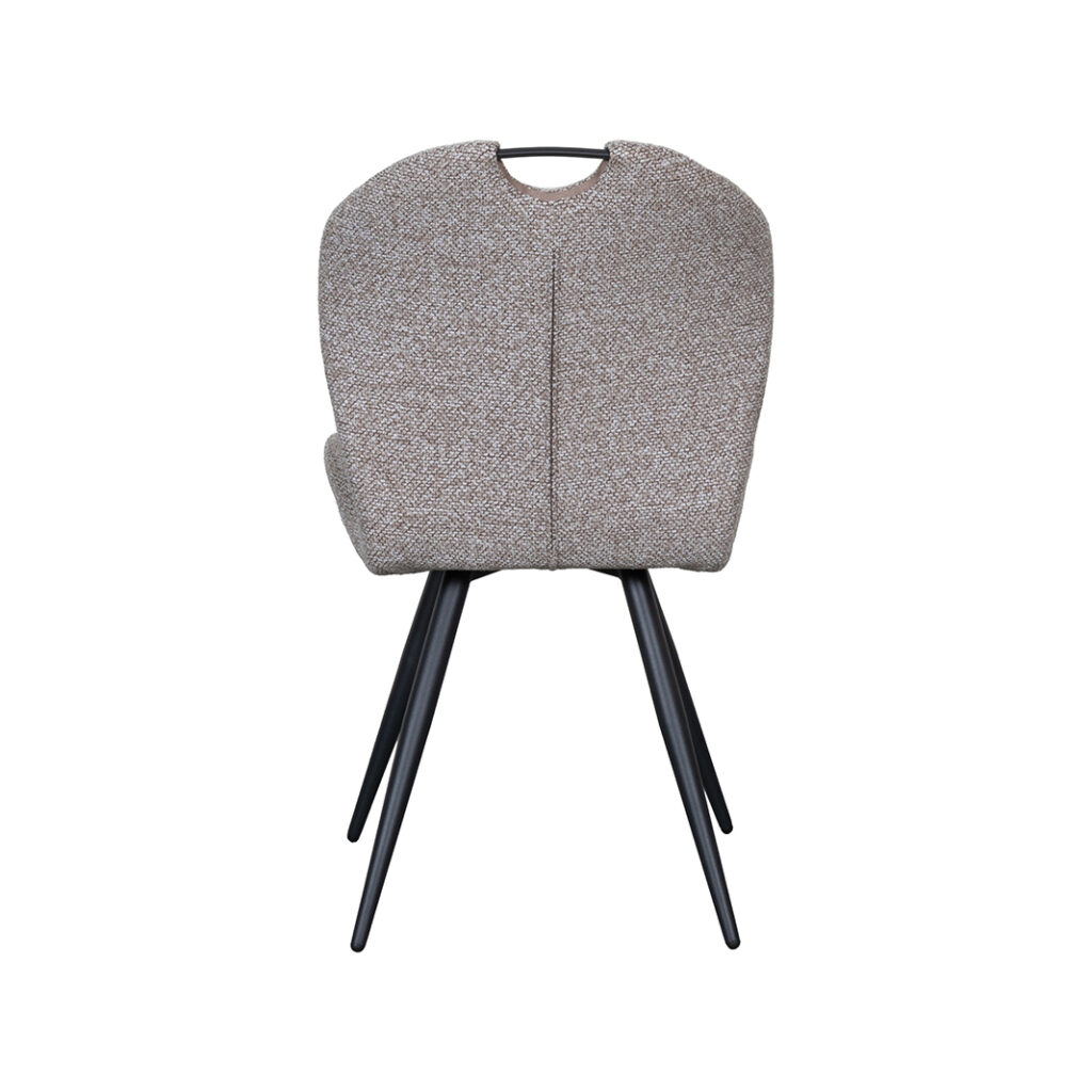 pro_107711_img_8942283 LABEL51 Eetkamerstoel Silly - Mushroom - Royal Boucle - Zwart Metalen Frame