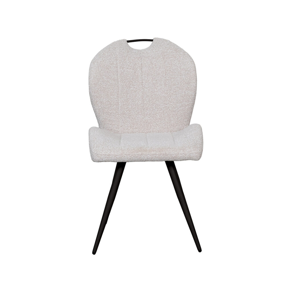 pro_107712_img_8942348 LABEL51 Eetkamerstoel Silly - Naturel - Royal Boucle - Zwart Metalen Frame