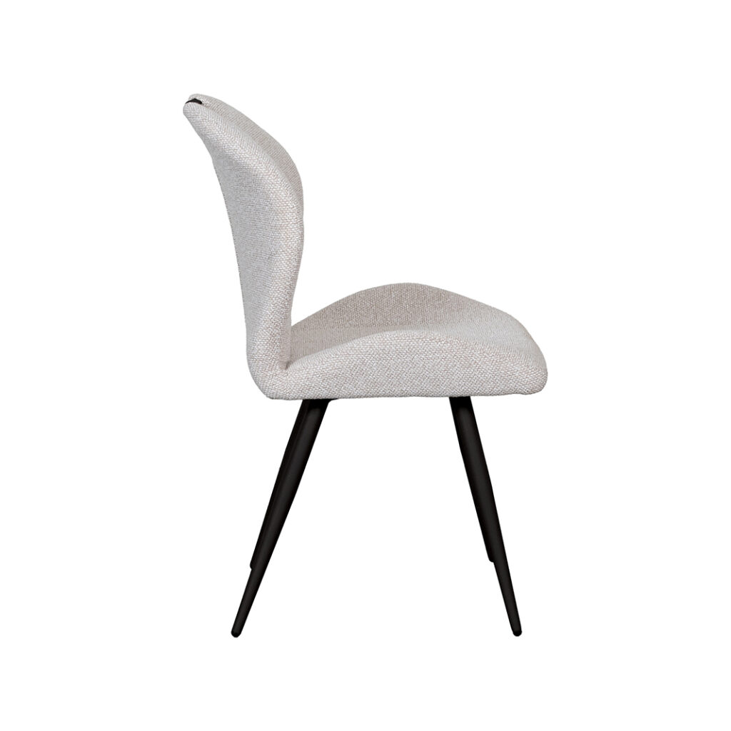 pro_107712_img_8942349 LABEL51 Eetkamerstoel Silly - Naturel - Royal Boucle - Zwart Metalen Frame