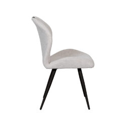 pro_107712_img_8942349 LABEL51 Eetkamerstoel Silly - Naturel - Royal Boucle - Zwart Metalen Frame