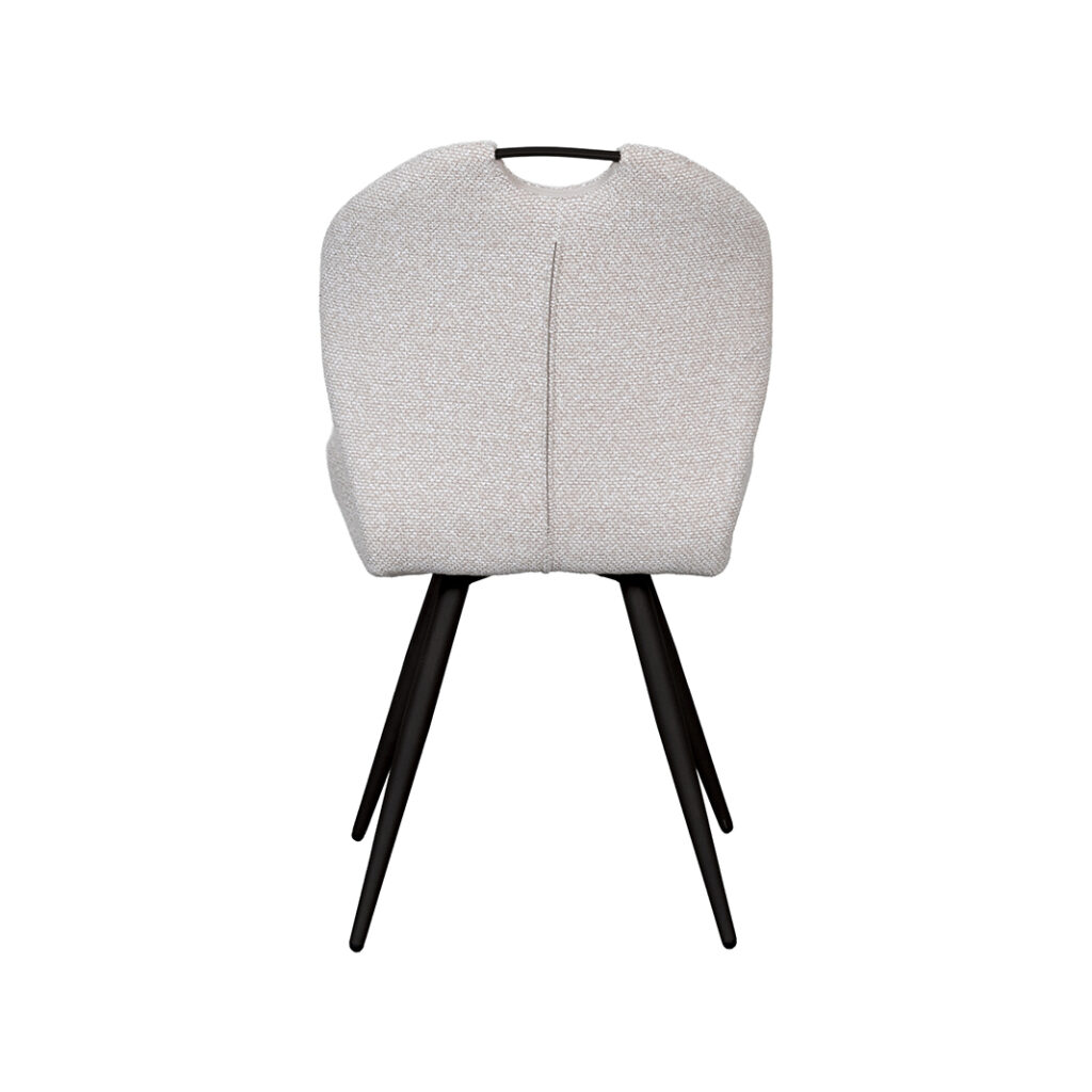 pro_107712_img_8942350 LABEL51 Eetkamerstoel Silly - Naturel - Royal Boucle - Zwart Metalen Frame