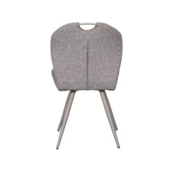 LABEL51 Eetkamerstoel Silly - Mushroom - Royal Boucle - Taupe Metalen Frame