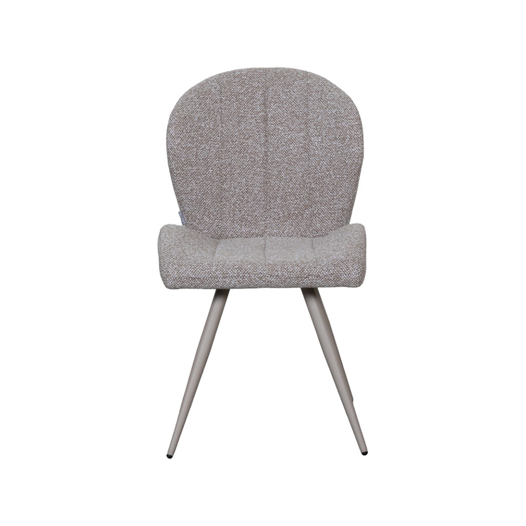 pro_107718_img_8942358 LABEL51 Eetkamerstoel Sil - Mushroom - Royal Boucle - Taupe Metalen Frame