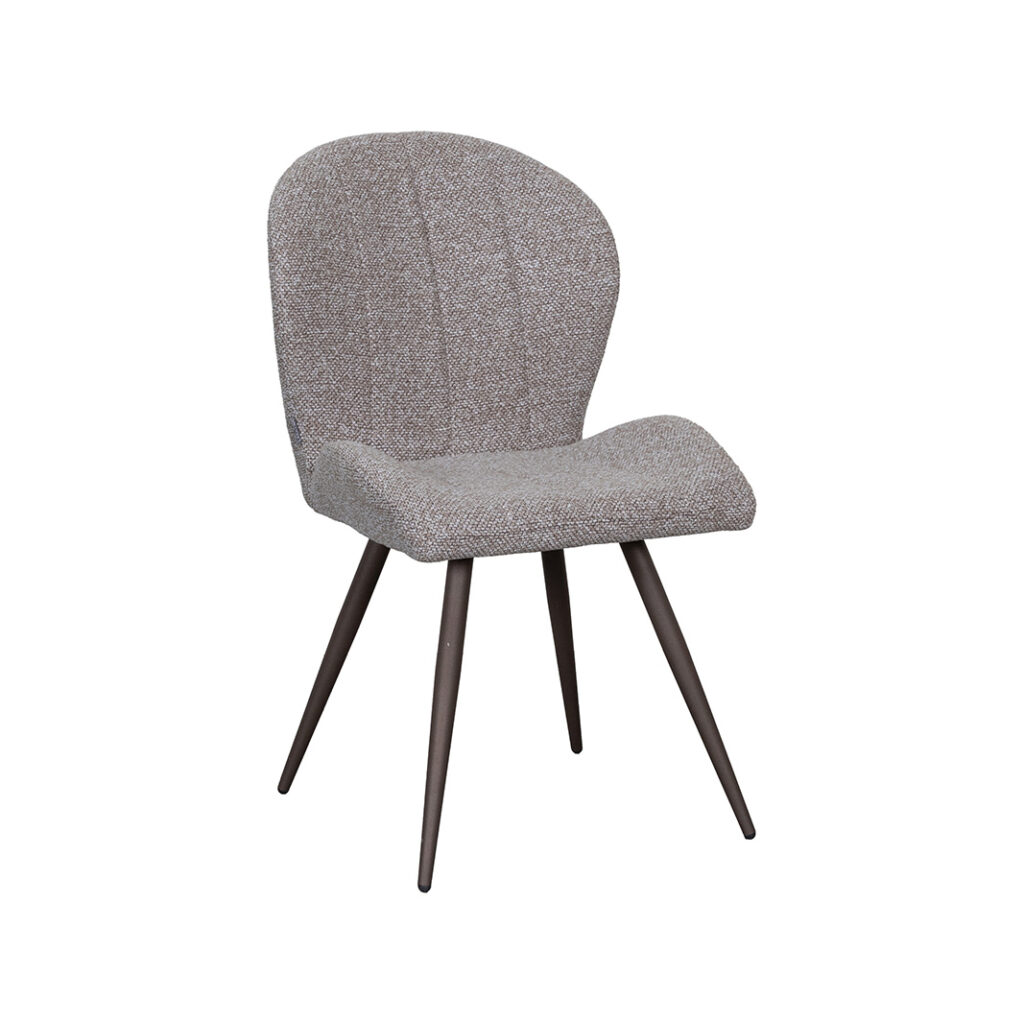 pro_107719_img_8942352 LABEL51 Eetkamerstoel Sil - Mushroom - Royal Boucle - Brons Metalen Frame