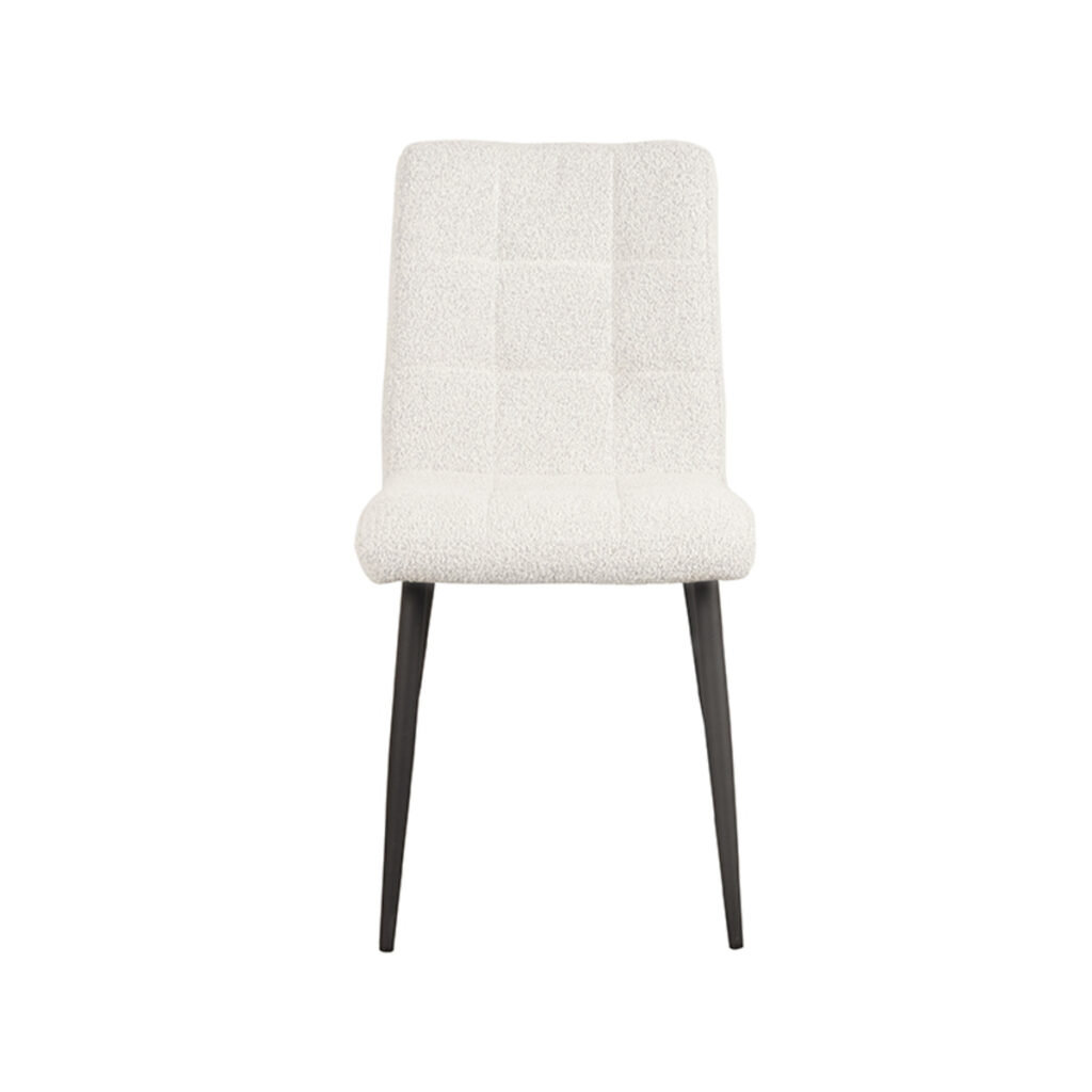 pro_81065_img_8882342 LABEL51 Eetkamerstoel Sam - Champagne - Boucle - Zwart Metalen Frame