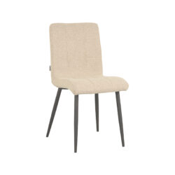 pro_81076_img_8882331 LABEL51 Eetkamerstoel Sam - Naturel - Boucle - Zwart Metalen Frame