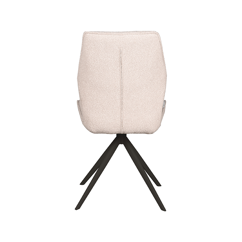 pro_81106_img_8881373 LABEL51 Eetkamerstoel Comfy - Naturel - Boucle - Zwart Metalen Frame