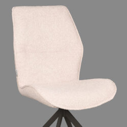 pro_81106_img_8881374 LABEL51 Eetkamerstoel Comfy - Naturel - Boucle - Zwart Metalen Frame