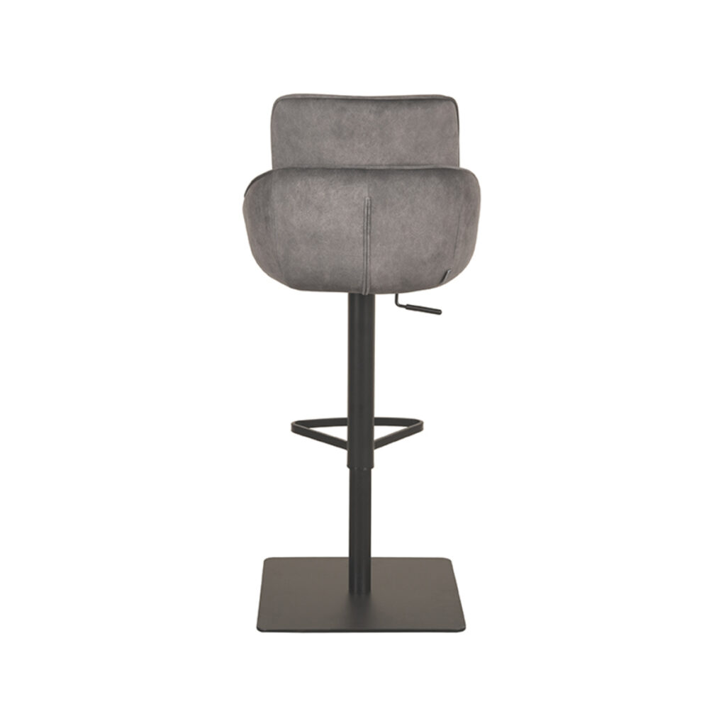 LABEL51 Barkruk Beauty - Antraciet - Cosmo - Gaslift