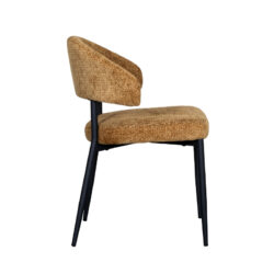 pro_91389_img_8881309 LABEL51 Eetkamerstoel Bliss - Mustard - Elite - Zwart Metalen Frame