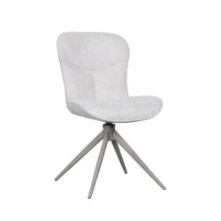 LABEL51 Eetkamerstoel Thorben - Naturel - Canyon - Taupe Metalen Frame