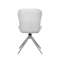 LABEL51 Eetkamerstoel Thorben - Naturel - Canyon - Taupe Metalen Frame