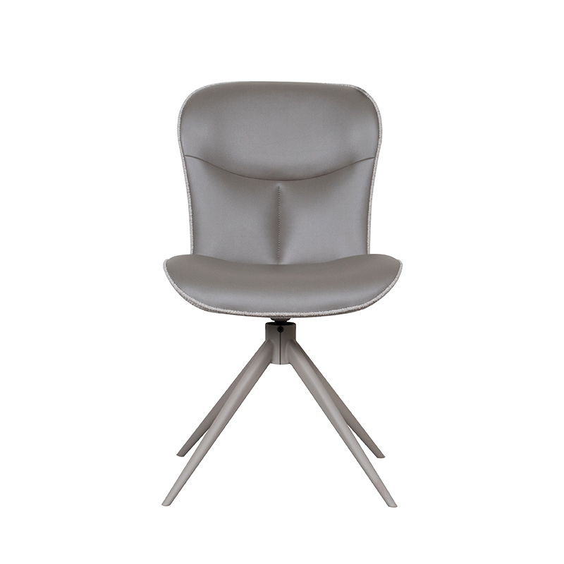 pro_92569_img_8882421 LABEL51 Eetkamerstoel Thorben - Forest - Microvezel - Taupe Metalen Frame