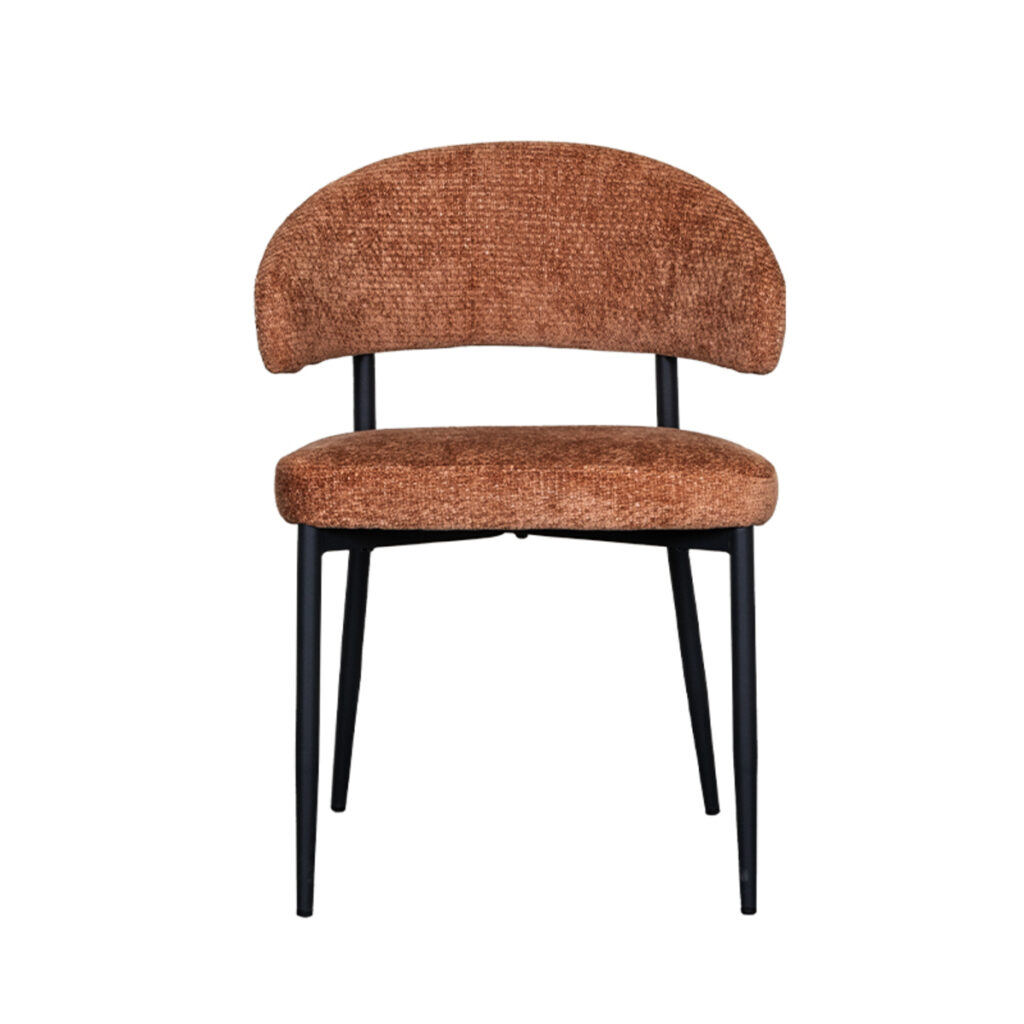 pro_92576_img_8881295 LABEL51 Eetkamerstoel Bliss - Cognac - Elite - Zwart Metalen Frame