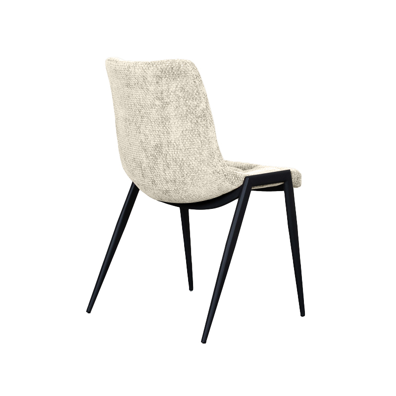 pro_92657_img_8882247 LABEL51 Eetkamerstoel Noor - Naturel - Elite - Zwart Metalen Frame