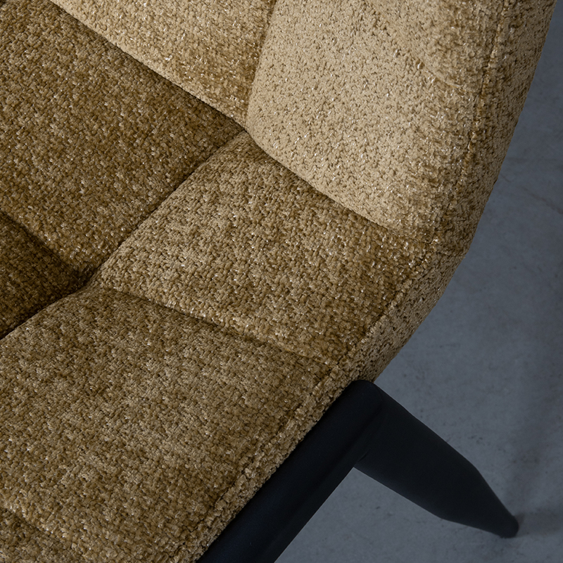 pro_92660_img_8882242 LABEL51 Eetkamerstoel Noor - Mustard - Elite - Zwart Metalen Frame