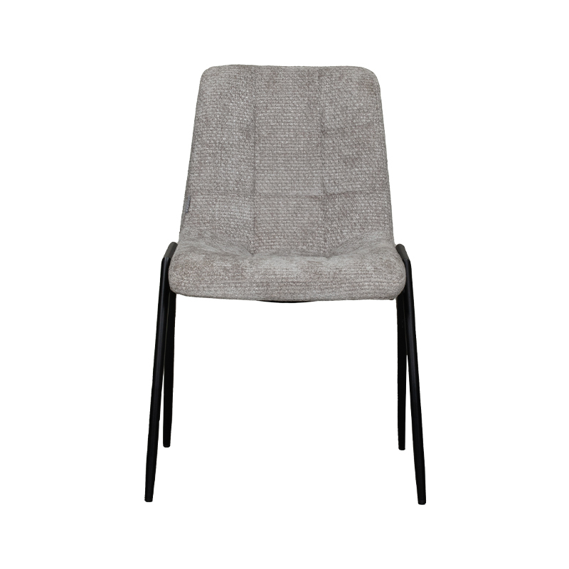 pro_92661_img_8882252 LABEL51 Eetkamerstoel Noor - Stone - Elite - Zwart Metalen Frame