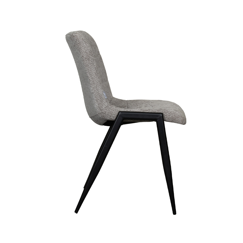 pro_92661_img_8882253 LABEL51 Eetkamerstoel Noor - Stone - Elite - Zwart Metalen Frame