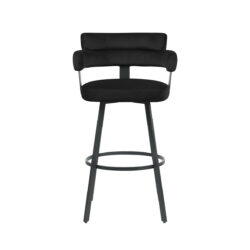 pro_92679_img_8880025 LABEL51 Barkruk Bardio - Zwart - Fluweel - Hoog