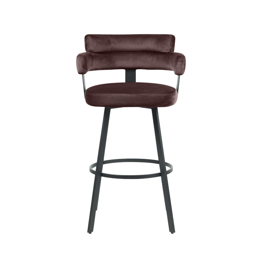 pro_92681_img_8880017 LABEL51 Barkruk Bardio - Taupe - Fluweel - Hoog