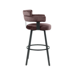 pro_92681_img_8880018 LABEL51 Barkruk Bardio - Taupe - Fluweel - Hoog