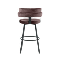 pro_92681_img_8880019 LABEL51 Barkruk Bardio - Taupe - Fluweel - Hoog