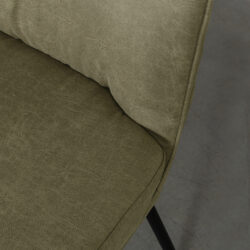 pro_92686_img_8881820 LABEL51 Eetkamerstoel Lennon - Moss - Micro Suede - Zwart Metalen Frame