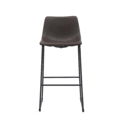 pro_92697_img_8880434 LABEL51 Barkruk Risto - Donkerbruin - Kunstleder - Hoog