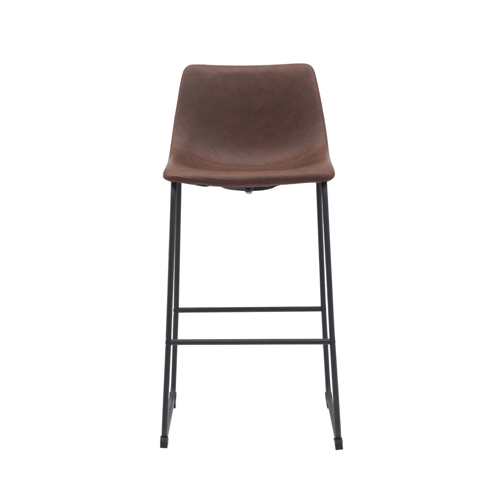 pro_92698_img_8880447 LABEL51 Barkruk Risto - Bruin - Kunstleder - Hoog