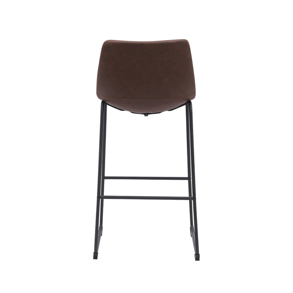 pro_92698_img_8880449 LABEL51 Barkruk Risto - Bruin - Kunstleder - Hoog