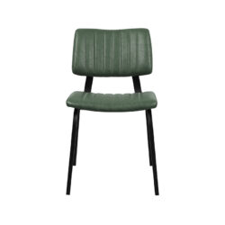 pro_92700_img_8881612 LABEL51 Eetkamerstoel Gusto - Hunter - Kunstleder - Zwart Metalen Frame