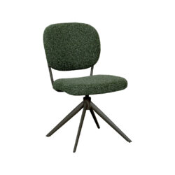 LABEL51 Eetkamerstoel Geneva - Forest - Royal Boucle - Forest Metalen Frame