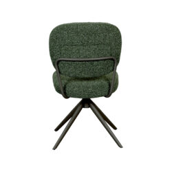 LABEL51 Eetkamerstoel Geneva - Forest - Royal Boucle - Forest Metalen Frame