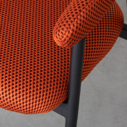 LABEL51 Eetkamerstoel Amaze - Rust - Breathe - Zwart Metalen Frame