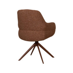 LABEL51 Eetkamerstoel Bern - Naturel - Royal Boucle - Taupe Metalen Frame