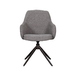 LABEL51 Eetkamerstoel Bern - Mushroom - Royal Boucle - Brons Metalen Frame