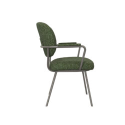 LABEL51 Eetkamerstoel Lausanne - Forest - Royal Boucle - Forest Metalen Frame