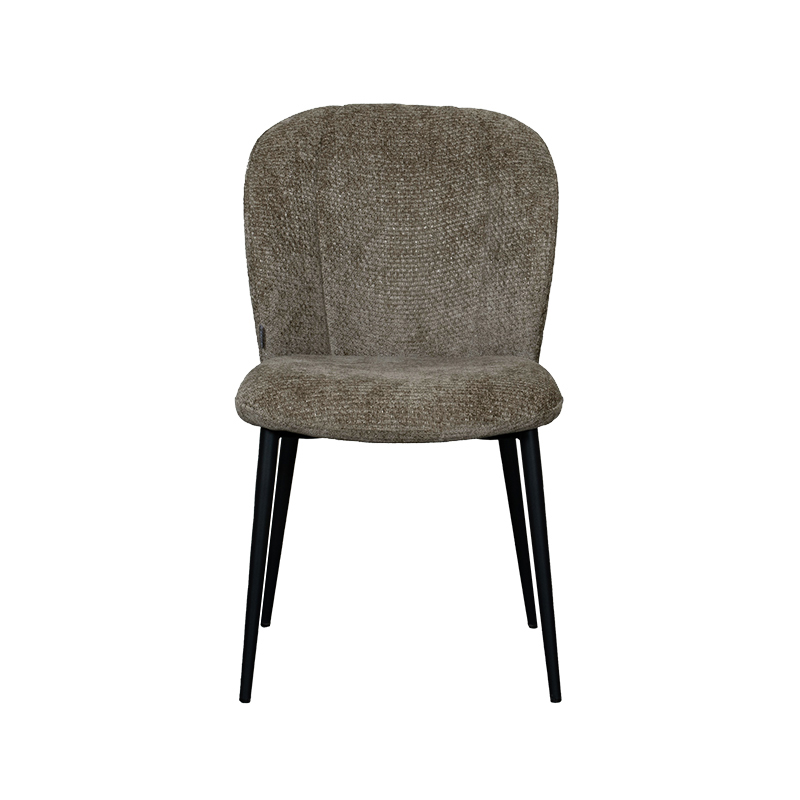 LABEL51 Eetkamerstoel Vino - Hunter - Elite - Zwart Metalen Frame