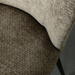 LABEL51 Eetkamerstoel Vino - Hunter - Elite - Zwart Metalen Frame