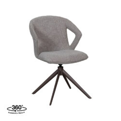 pro_92810_img_8882559 LABEL51 Eetkamerstoel Zurich - Mushroom - Royal Boucle - Brons Metalen Frame