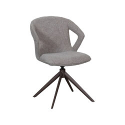 pro_92810_img_8882560 LABEL51 Eetkamerstoel Zurich - Mushroom - Royal Boucle - Brons Metalen Frame