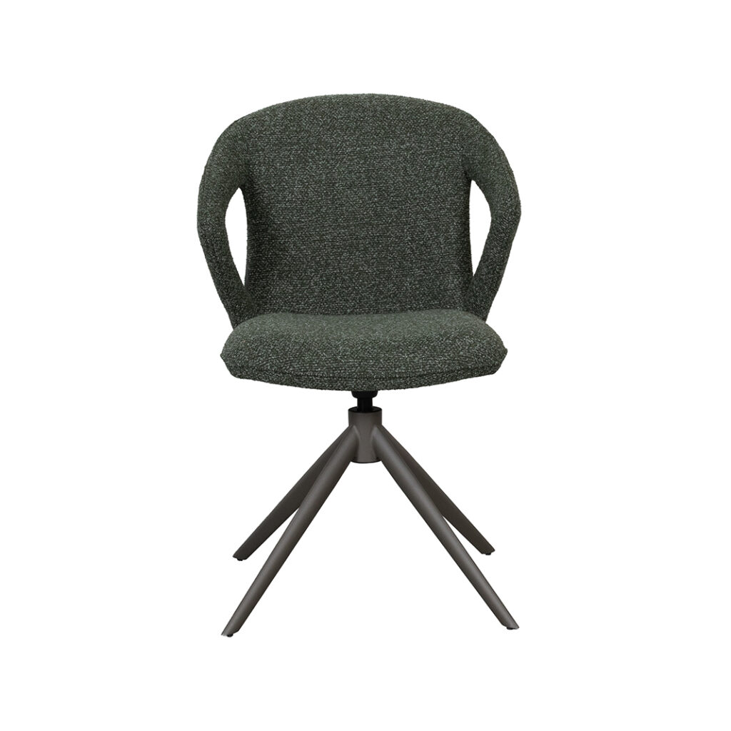 pro_92811_img_8882566 LABEL51 Eetkamerstoel Zurich - Forest - Royal Boucle - Forest Metalen Frame