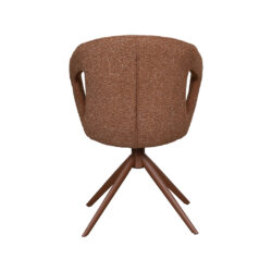 LABEL51 Eetkamerstoel Zurich - Coral - Royal Boucle - Coral Metalen Frame