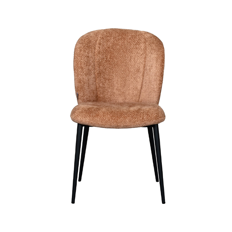 pro_92815_img_8882470 LABEL51 Eetkamerstoel Vino - Cognac - Elite - Zwart Metalen Frame