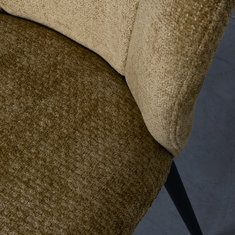 pro_92816_img_8882485 LABEL51 Eetkamerstoel Vino - Mustard - Elite - Zwart Metalen Frame