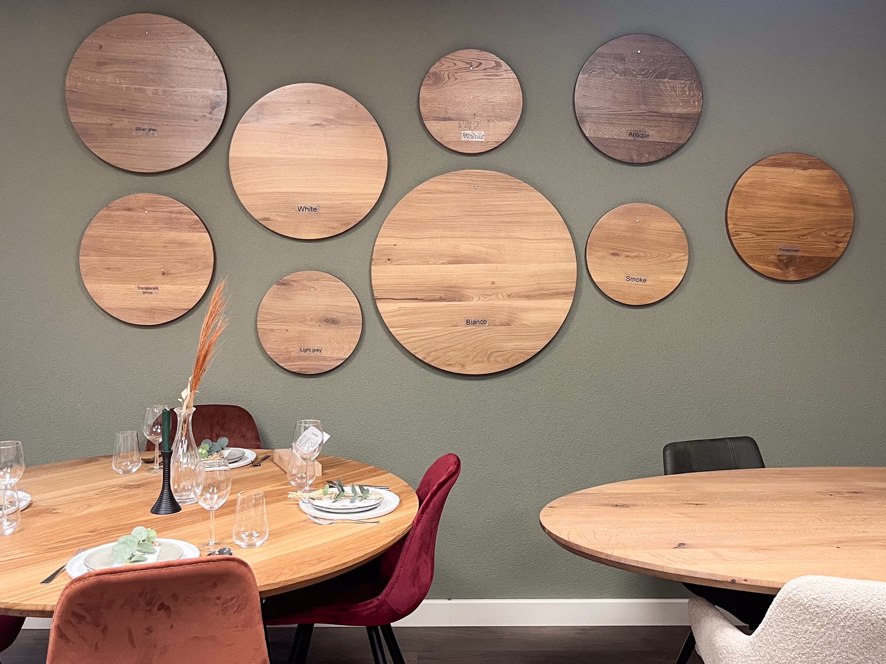Showroom van Oak en Steel in Deventer